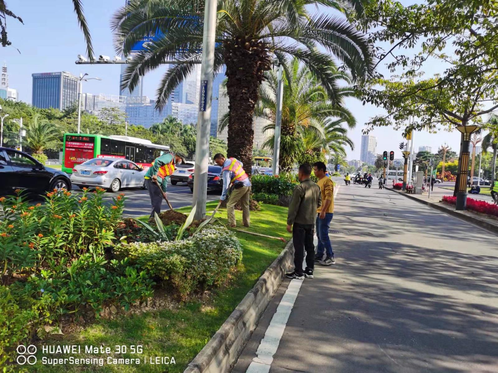 惠州市區(qū)主要道路亮路工程施工.jpg